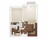 One bedroom floor plan l Traditions at Federal Way in Washington